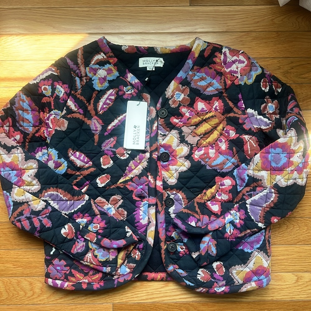 NWT Molly Bracken Quilted Jacket